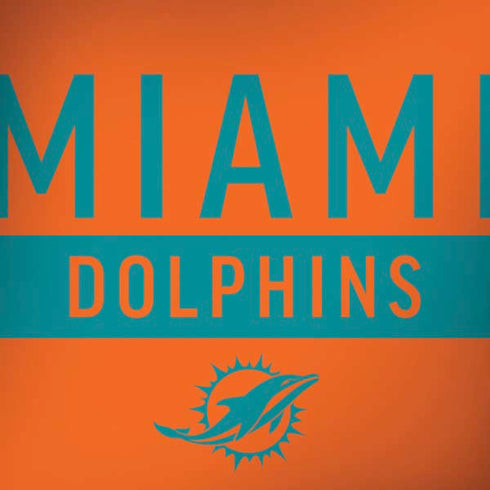 NFL Miami Dolphins Orange Performance Series Dell Alienware Skin